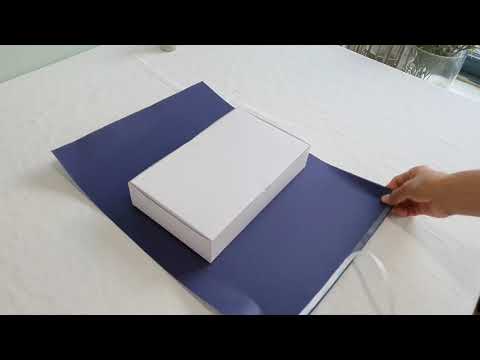 포장지 포장법 - 높이에 따른 사각상자 포장하는 법 Gift Wrapping - How to Wrap a Gift
