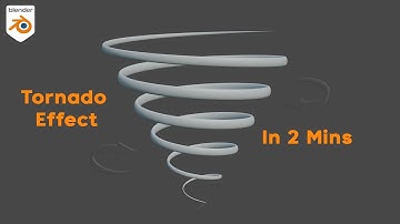 Simple Tornado w/ Geometry Nodes In 2 Mins | Blender Tutorial