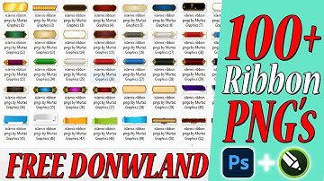 100+Islamic,ribbon png data free download