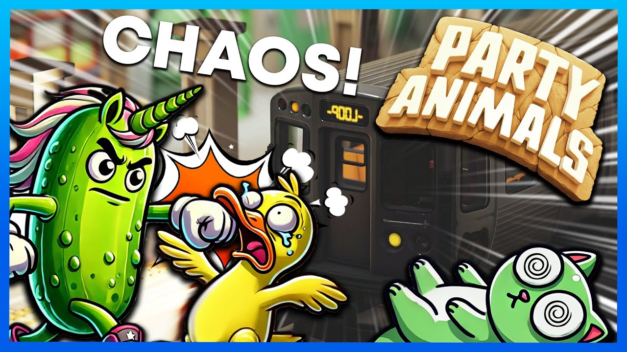 HOOFS UP, TRAINS ZOOM, TROLLEY DOWN! | Party Animals W/Friends