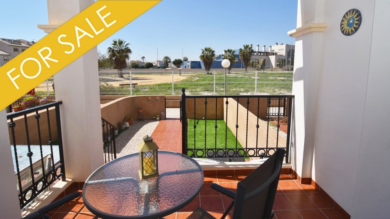 Apartment With Garden | €123,000 | 2 Bathroom | 2 Bedrooms | La Ciñuelica | Punta Prima | Alicante