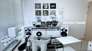 LP 덕후의 1.5룸 오피스텔 룸투어 ROOMTOUR | #1 자취방 음악공간 투어 | 턴테이블, 스피커, 음악장비, 소품, 가구, 조명 추천