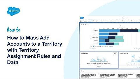 How to Mass Add Accounts to a Territory with Territory Assignment Rules and Data