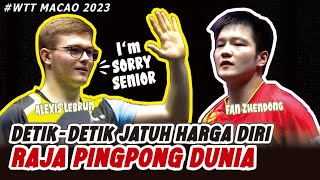 FAN Zhendong VS ALEXIS Lebrun || RAJA PINGPONG DUNIA TUMBANG LAGI.. I'm Sorry Senior screenshot 1