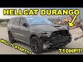 Rebuilding a Wrecked 2021 Dodge Durango SRT Hellcat  Pt1