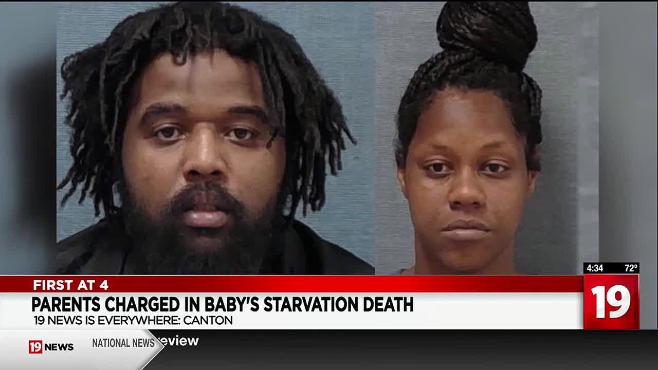 Parents charged in baby's starvation death - YouTube