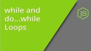 JavaScript While and Do..While Loops