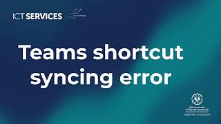 Microsoft OneDrive and File Explorer - Teams shortcut syncing error
