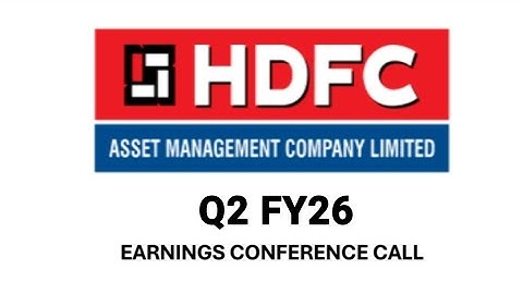 HDFC AMC Q2 FY26 Earnings Conference Call  ₹8.7 Trillion AUM | Bonus Issue Announced | Strong Growth