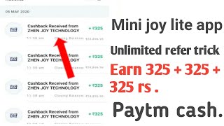 minijoy lite unlimited refer trick telugu | minijoy refer bypass trick 2020 screenshot 2