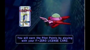 F-Zero AX - Attract mode: License cards enabled