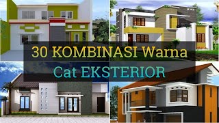30 Kombinasi warna CAT EKSTERIOR/luar rumah yang bagus Part 1