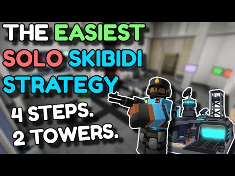 The Easiest Solo Skibidi Toilet Event Strategy | Roblox Tower Defense Simulator