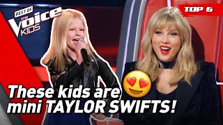 Video thumbnail of "The BEST TAYLOR SWIFT Covers on The Voice! 😍 | Top 6"