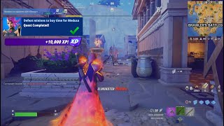 Fortnite - Defeat Minions To Buy Time For Medusa (Medusa Snapshot Quests)