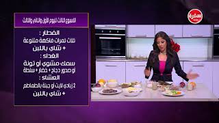 الأسبوع الثالث من دايت الخمس أسابيع مع رضوى الشربيني | هي وبس