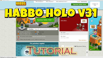 CREAR UN HABBO HOLO V31 TRADUCIDO ESPAÑOL| TUTORIAL FACIL