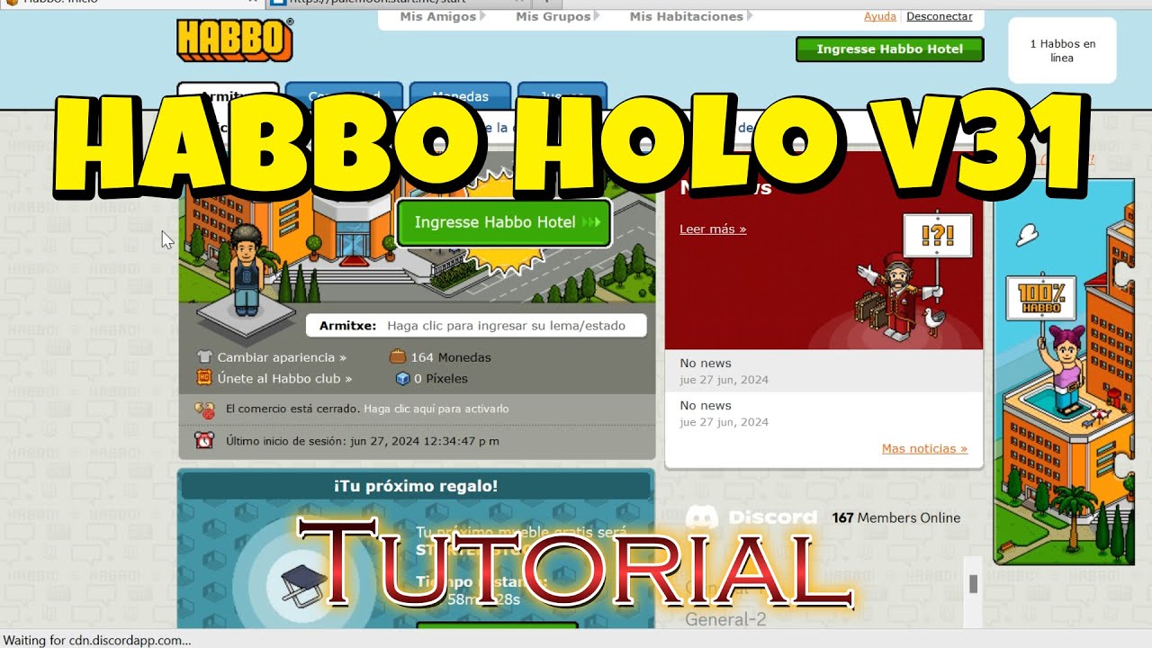 CREAR UN HABBO HOLO V31 TRADUCIDO ESPAÑOL| TUTORIAL FACIL
