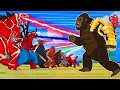 Godzillanew death kong animation rescue rex evolution of ghidorah compassion  godzilla resurgence