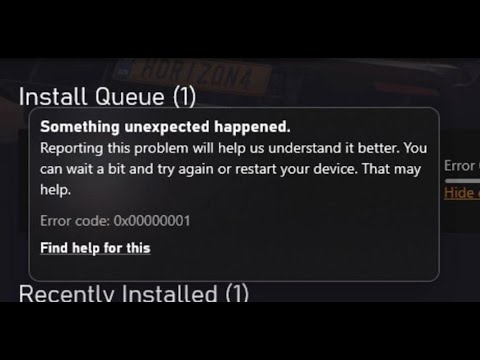  Update New  Fix Error Code 0x00000001 On Xbox App When Installing Any Game In Windows 11 \u0026 10