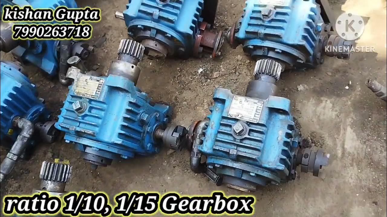Gearbox ratio 1/10, 1/15. alang market, alang scrap market, alang