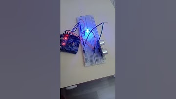 hcr04 ile mesafe ölçümü led yakma