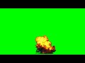 Explosion VFX effect in green screen 2