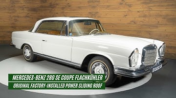 Mercedes-Benz 280 SE Coupe Flachkühler | Sliding Roof | 1973 -VIDEO- www.ERclassics.com