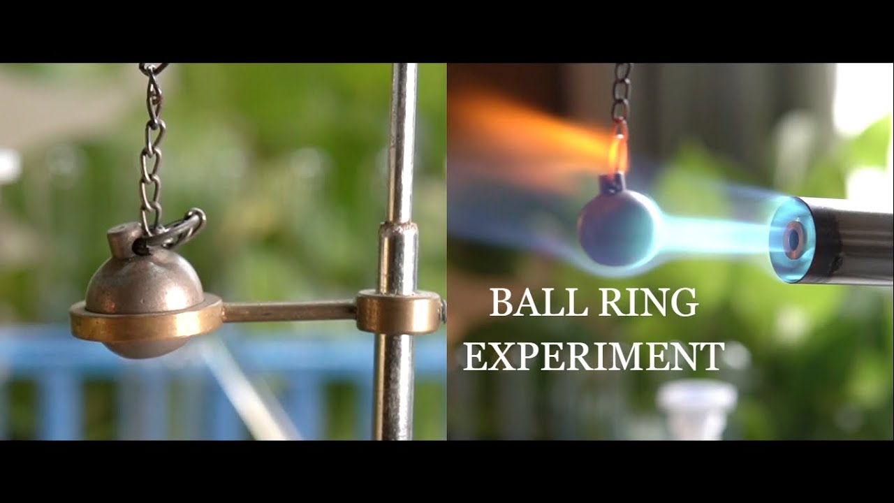In the ball and ring experiment, the ball after heating is left to cool on  the ring some time, the ball again passes through the ring. Explain the  reason.