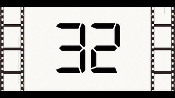 Countdown from 32 to 0 (Retro)