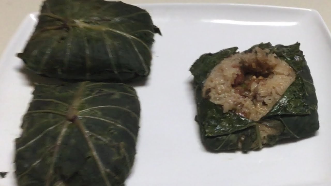 Cách làm XÔI   GÓI LÁ SEN nhanh gọn lẹ by Bé Bự