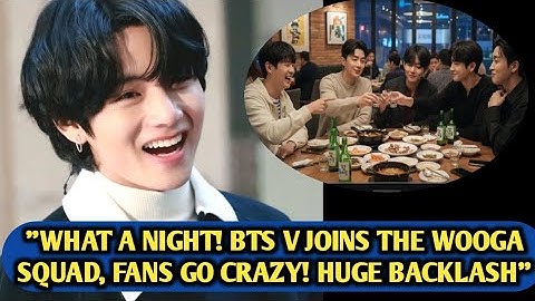"Oops"🙄What A Night! BTS Taehyung Joins The Wooga Squad, Impresses Fans, Huge Backlash.