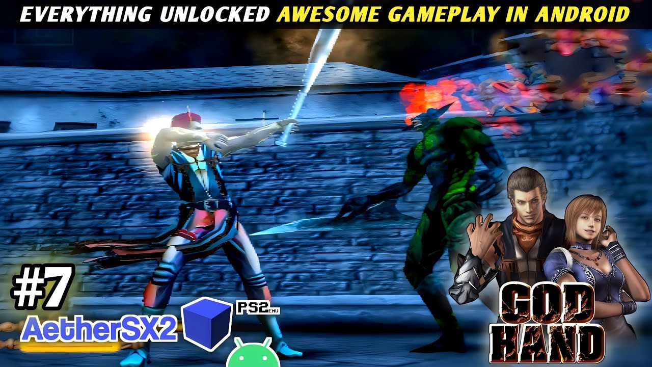 GOD HAND CHANGE SKINS AETHERSX2 GOD HAND HARD MOD GAMEPLAY 7 YouTube