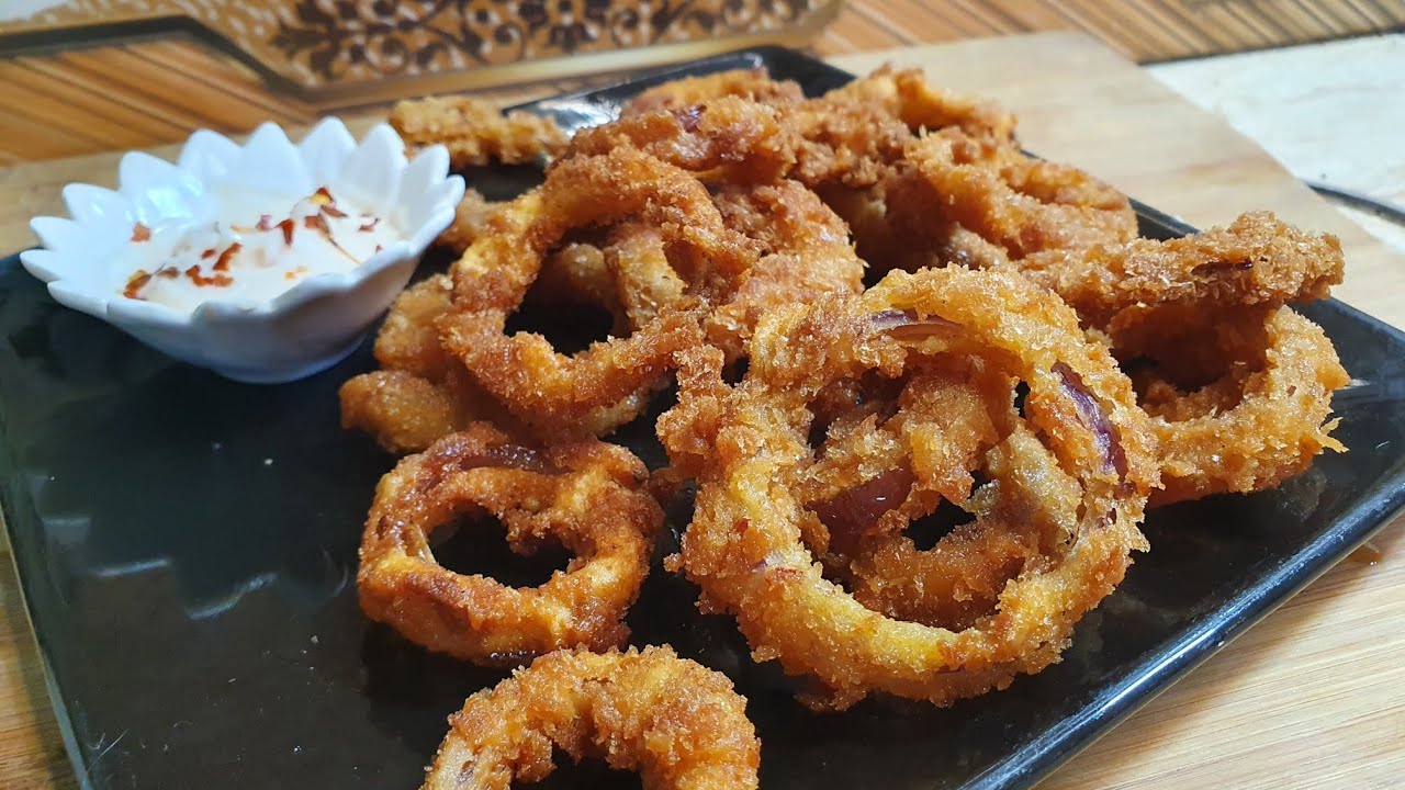 Onion Rings Recipe | Easy Recipes  | Crunchy and Crispy Rings  Bnane ka Tarika