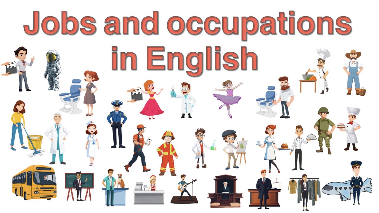 Professions Video English vocabulary for beginners | Jobs and occupations | Learn the ...