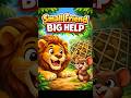 the lion and rat moral story for kids#shorts#moralstories