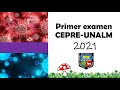 Primer examen CEPRE-UNALM 2021 (Agraria la Molina )