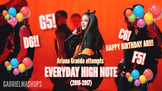 Ariana Grande - attempts "Everyday" (D6) High Note Live! [2016 - 2017] | gabrielmashups