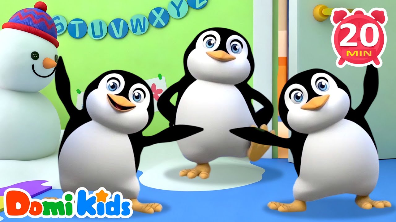 Surprising Guests at My House🎉Who Could They Be? | Penguin, Rabbit | Nursery Rhymes | Animal Party