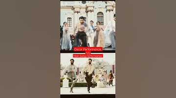 Thumbnail of Oscar Winner best Song 2023  Naatu Naatu dance vs main song dance|NTR,Ram Charan,Rajamouli| #shorts