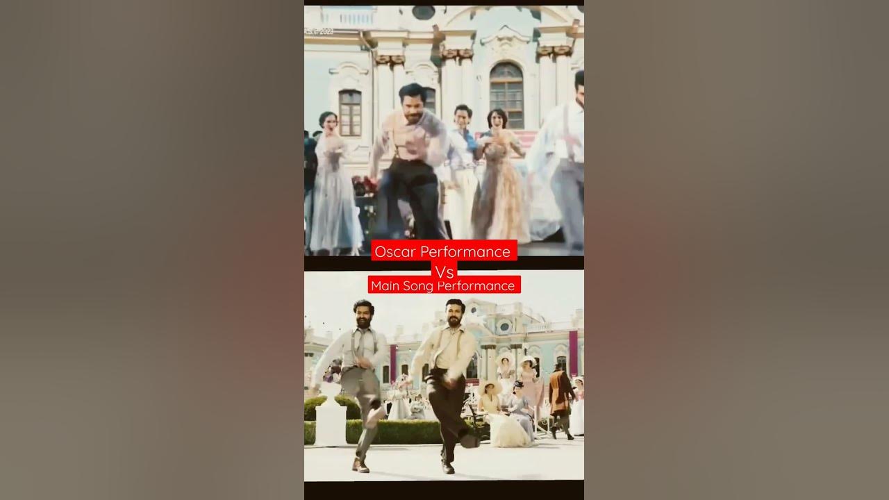 Oscar Winner best Song 2023  Naatu Naatu dance vs main song dance|NTR,Ram Charan,Rajamouli| #shorts