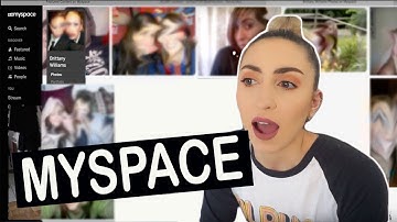 REACTING TO MY OLD MYSPACE PAGE! *embarrassing*