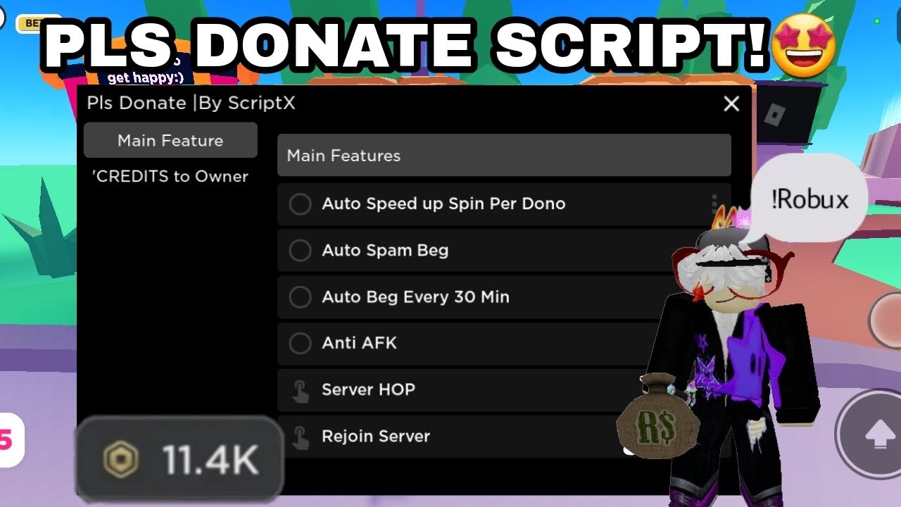 Looking For A Pls Donate Script : r/robloxhackers