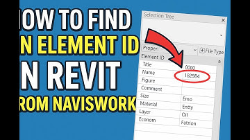 How to find an element ID in Revit from Navisworks