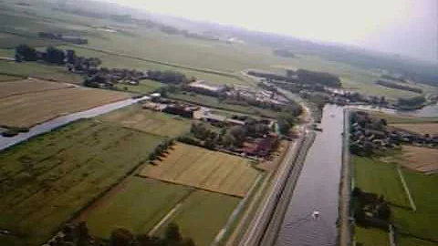 Watergang Holland from the air
