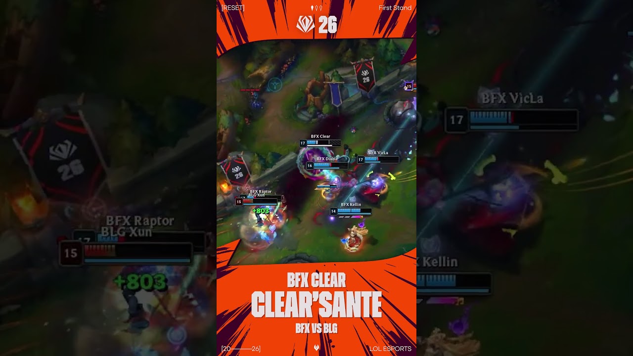 Clear'Sante with a QUADRAKILL?! 🔥