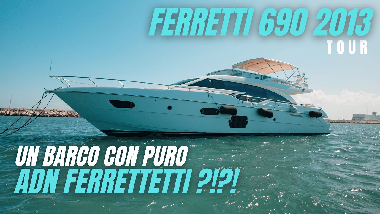 Un barco con PURO ADN FERRETTI y que NO PASA DE MODA!! - Ferretti 690 2013