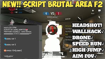 Update !! Cara Cheat Game Area F2 Terbaru! Speed Run + Wall Hack | White Body