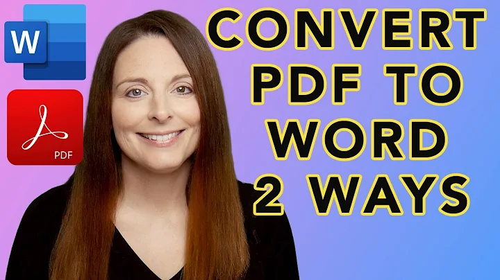 How to Convert PDF to Word – Two Ways to Convert PDFs for Free - Adobe vs Word Comparison