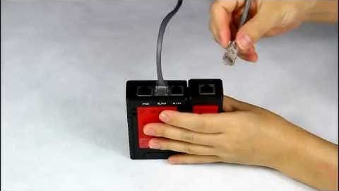 RJ45 RJ11 cable tester & 802.3at POE tester